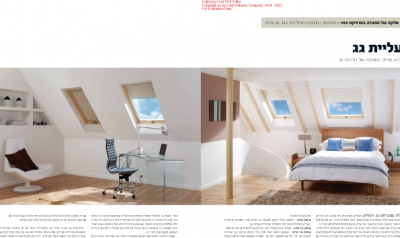 חלונות גג פרוייקט המאה של בניין ודיור